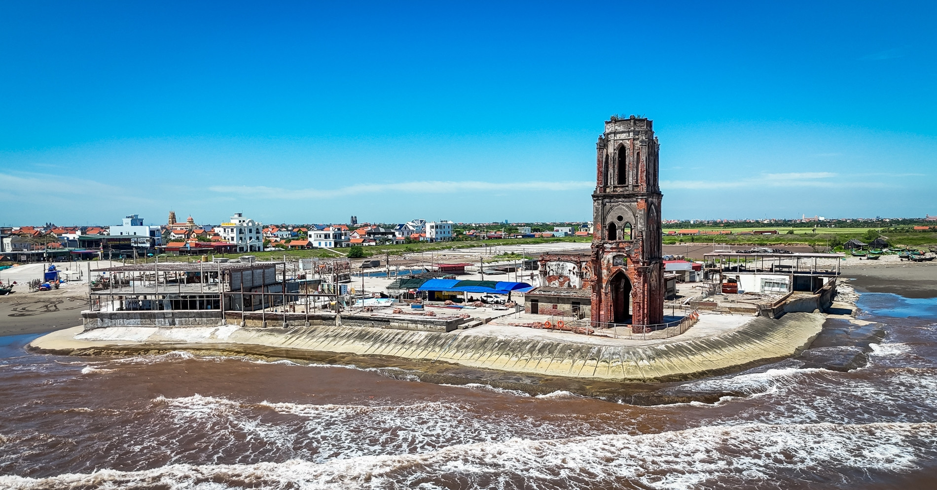 Century-old church ruins stand as symbol of climate change in Vietnam