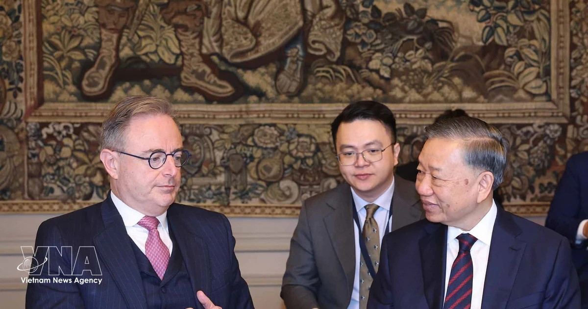 Vietnamese, Belgian leaders agree to enhance multifaceted collaboration
