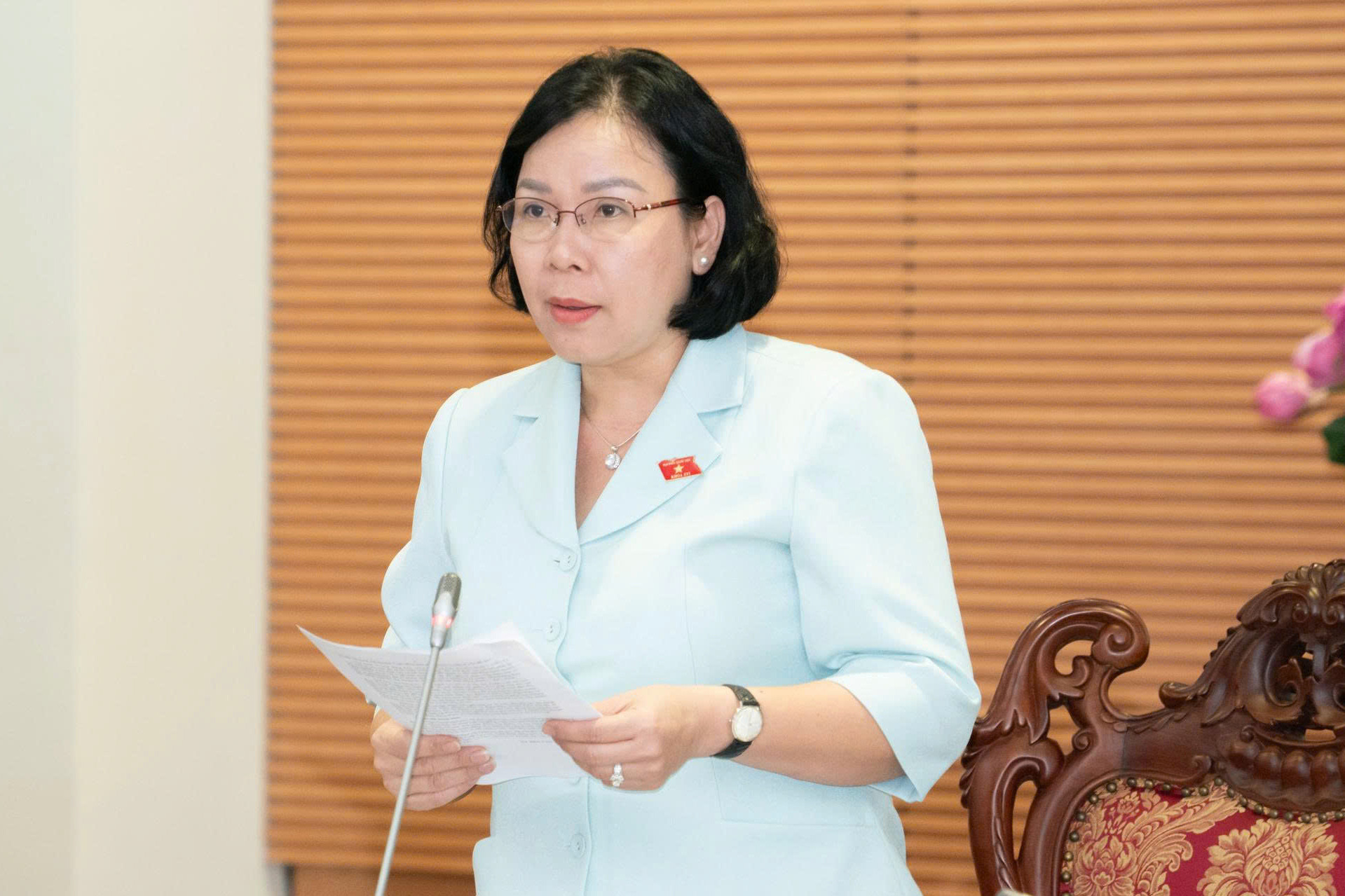 Phó chủ nhiệm Ủy ban Văn hóa và Xã hội Trần Thị Thanh Lam