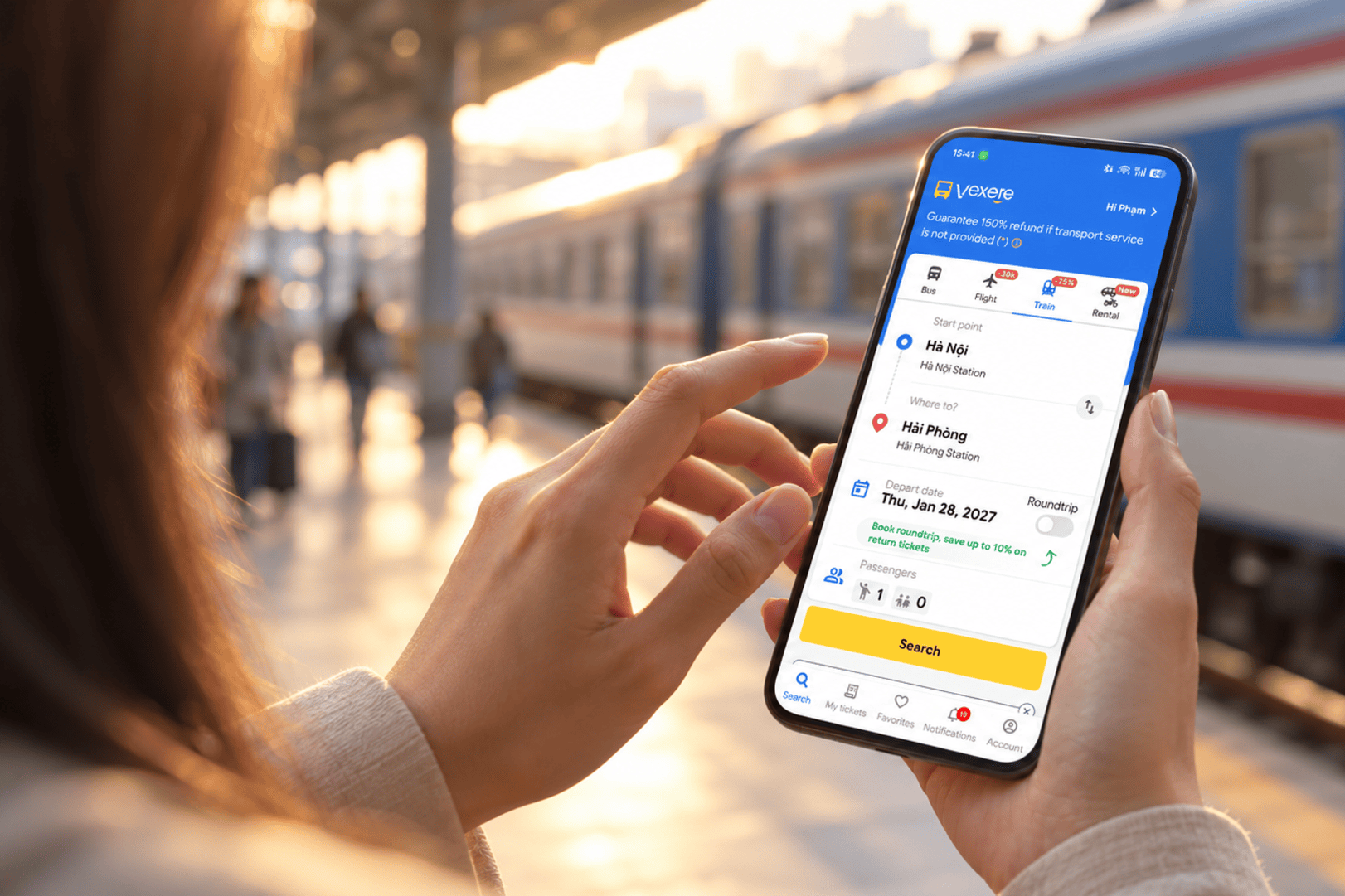 Vexere shares 5 checks for booking Vietnam train tickets safely