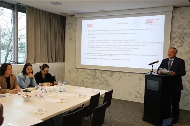 Deputy PM concludes working visit to Switzerland