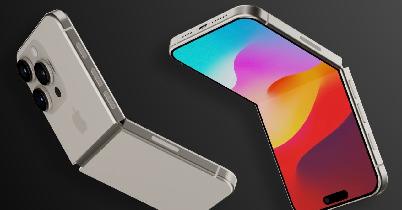 Apple tests clamshell foldable iPhone alongside book-style model