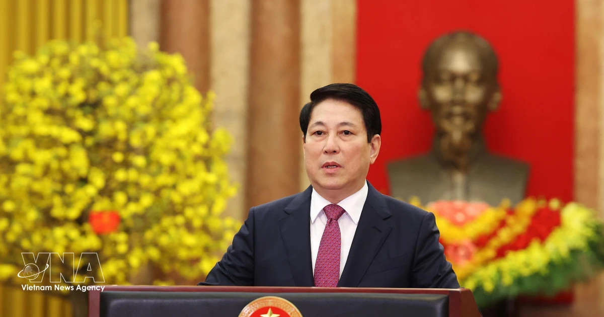 President Luong Cuong conveys Tet greetings on New Year’s Eve