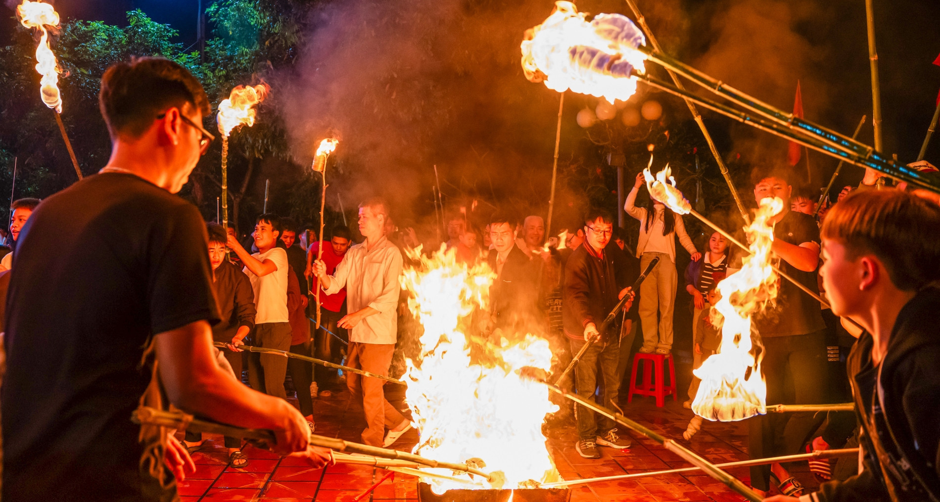 Racing with sacred flames into the new year