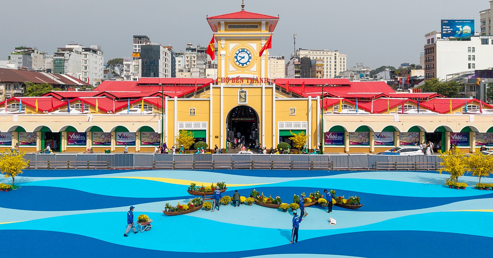 Ben Thanh Market and Turtle Lake transform for Tet 2026