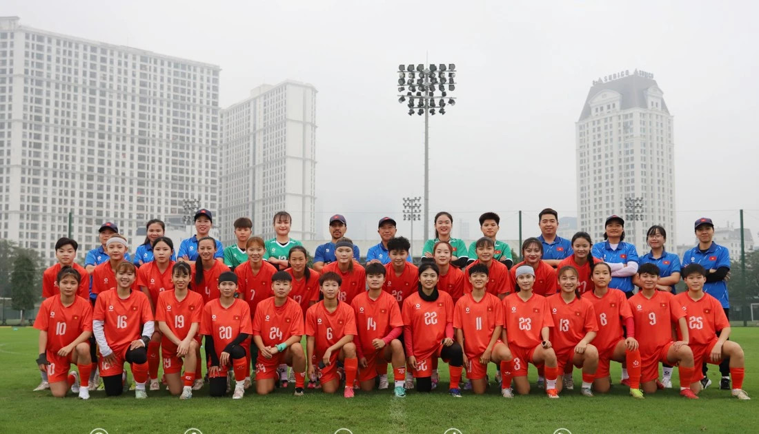 Vietnam U20 women’s team begins preparations for AFC Asian Cup Finals