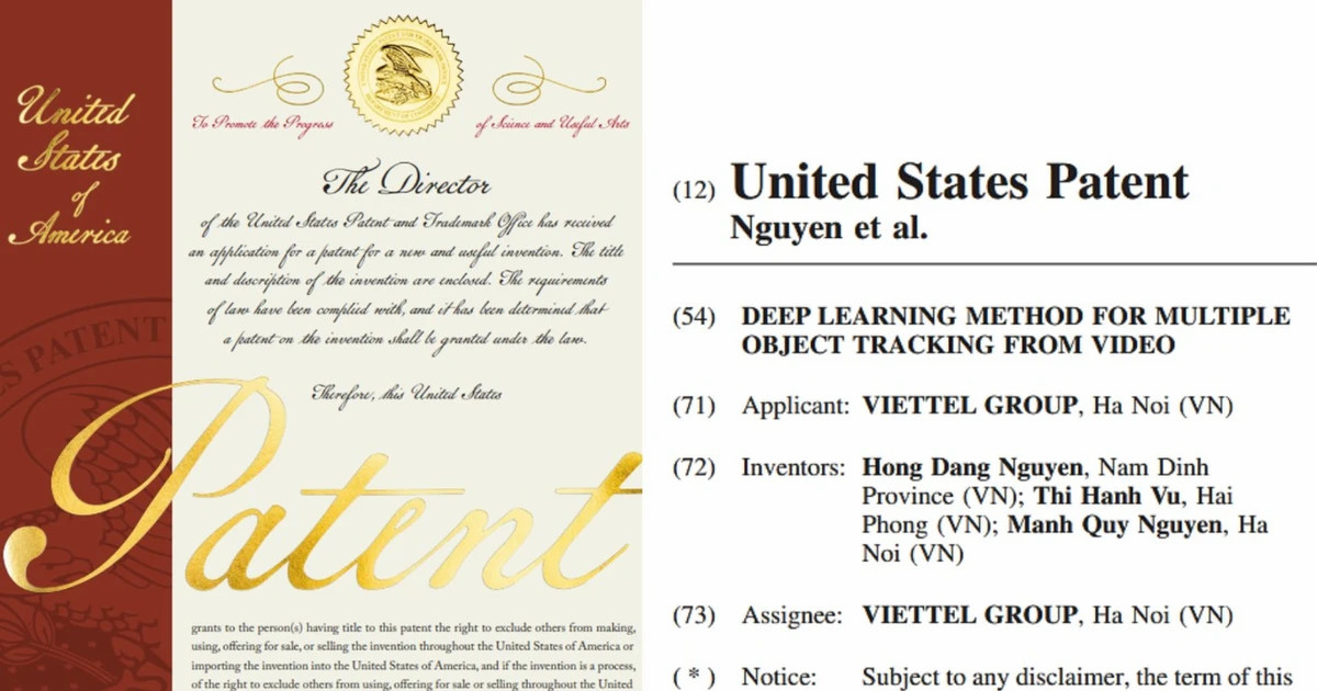 Vietnamese AI tracking solution granted US patent