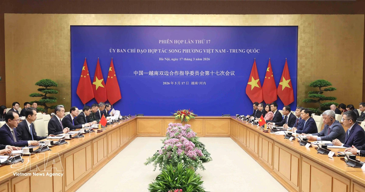 Vietnam, China hold 17th meeting of steering committee for bilateral cooperation