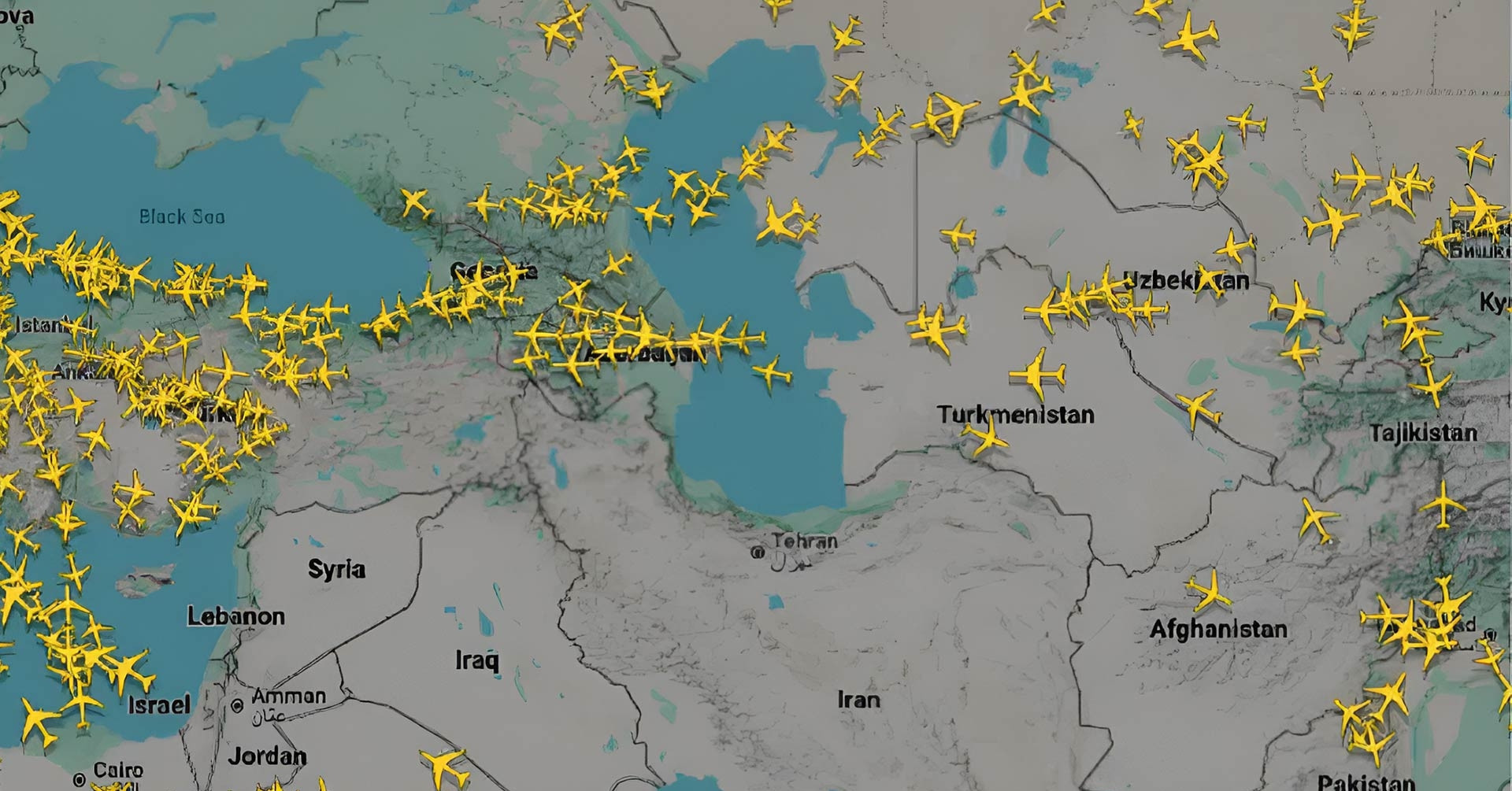 Middle East airspace shuts down, global flights thrown into chaos