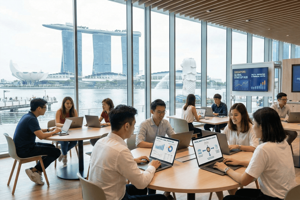 Why do many Vietnamese startups establish legal entities in Singapore?