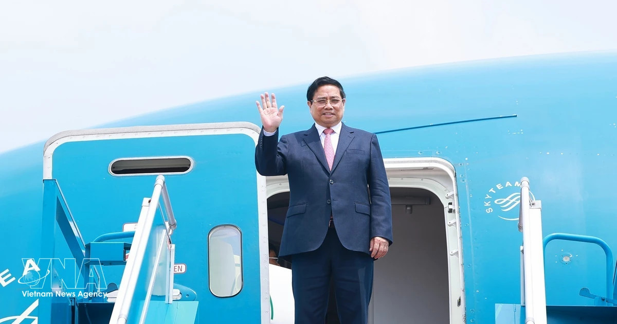 Prime Minister Pham Minh Chinh leaves for official visit to Russia