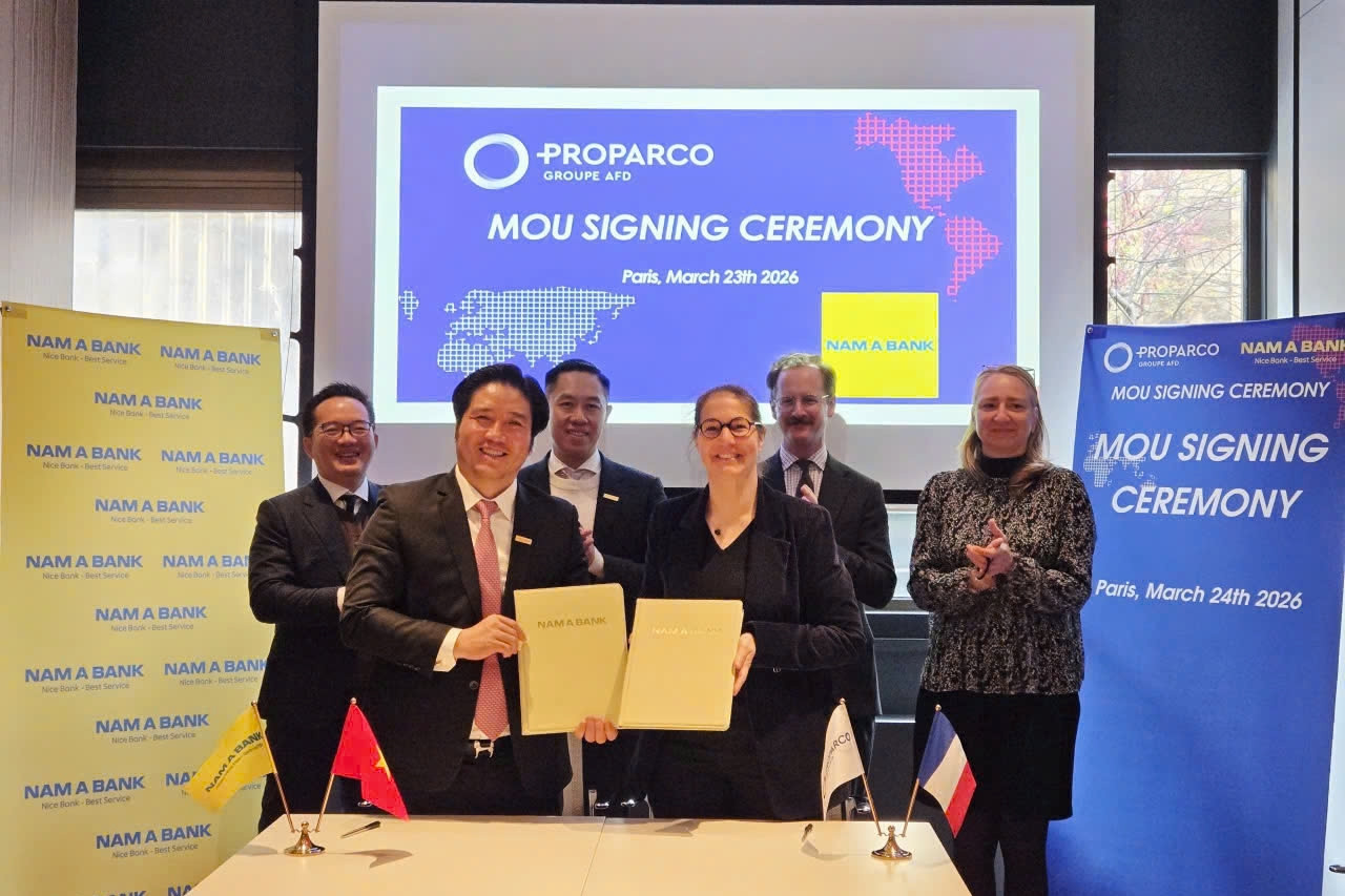 Nam A Bank and Proparco strengthen green finance ties with Paris MoU