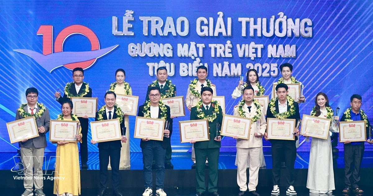 Top 10 Vietnamese Outstanding Young Faces of 2025 honoured