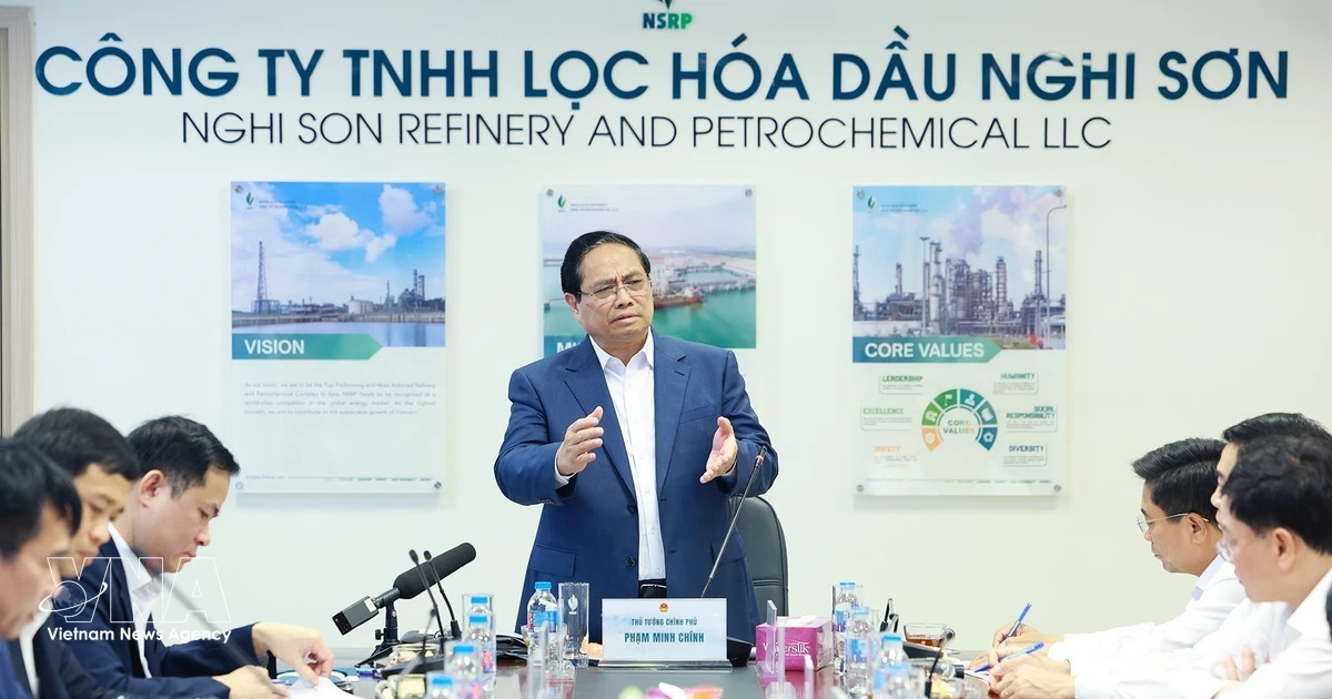 PM stresses need to diversify oil supply at Nghi Son refinery