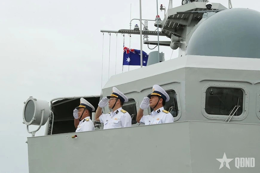 Ship 016 – Quang Trung docks at Coonawarra Naval Base