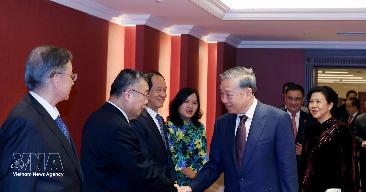Top leader meets families of Vietnam-China friendship contributors in Beijing