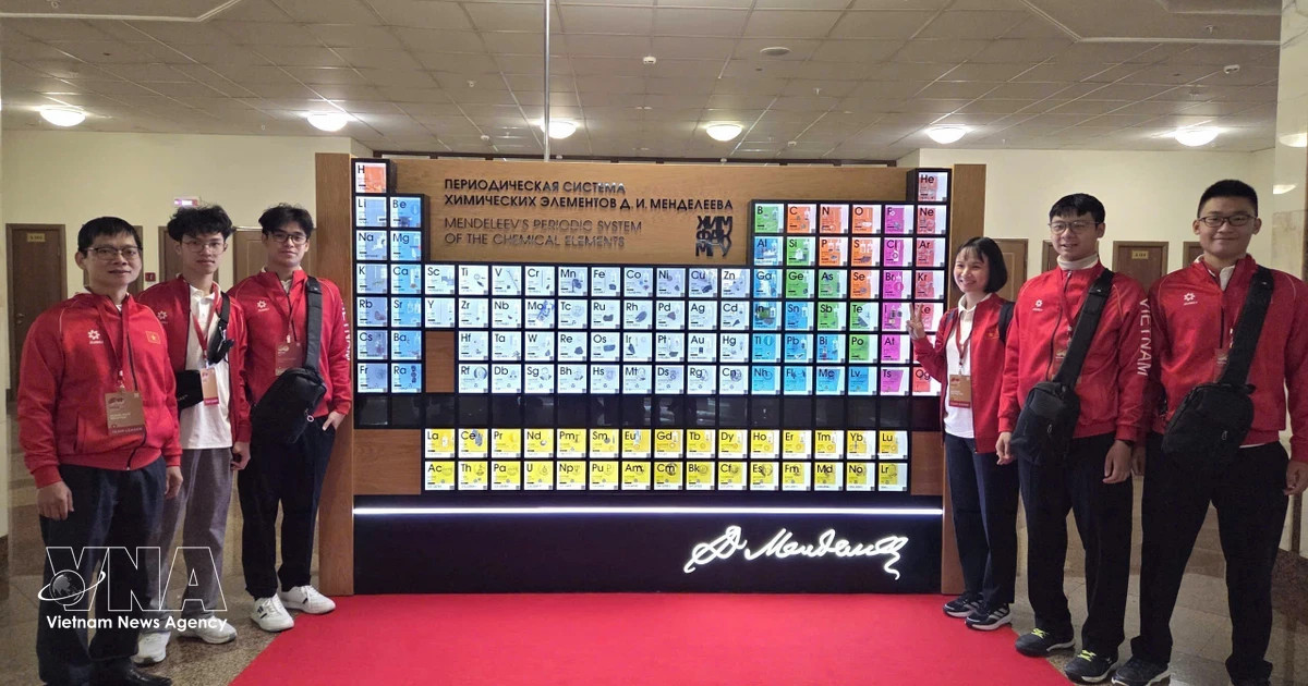 Vietnam aims for high ranking at 60th Mendeleev Chemistry Olympiad