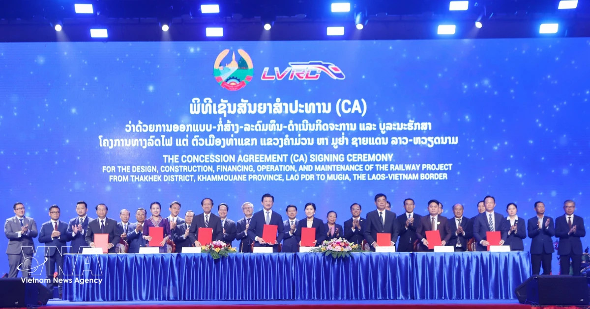 Laos moves to realise railway connection with Vietnam