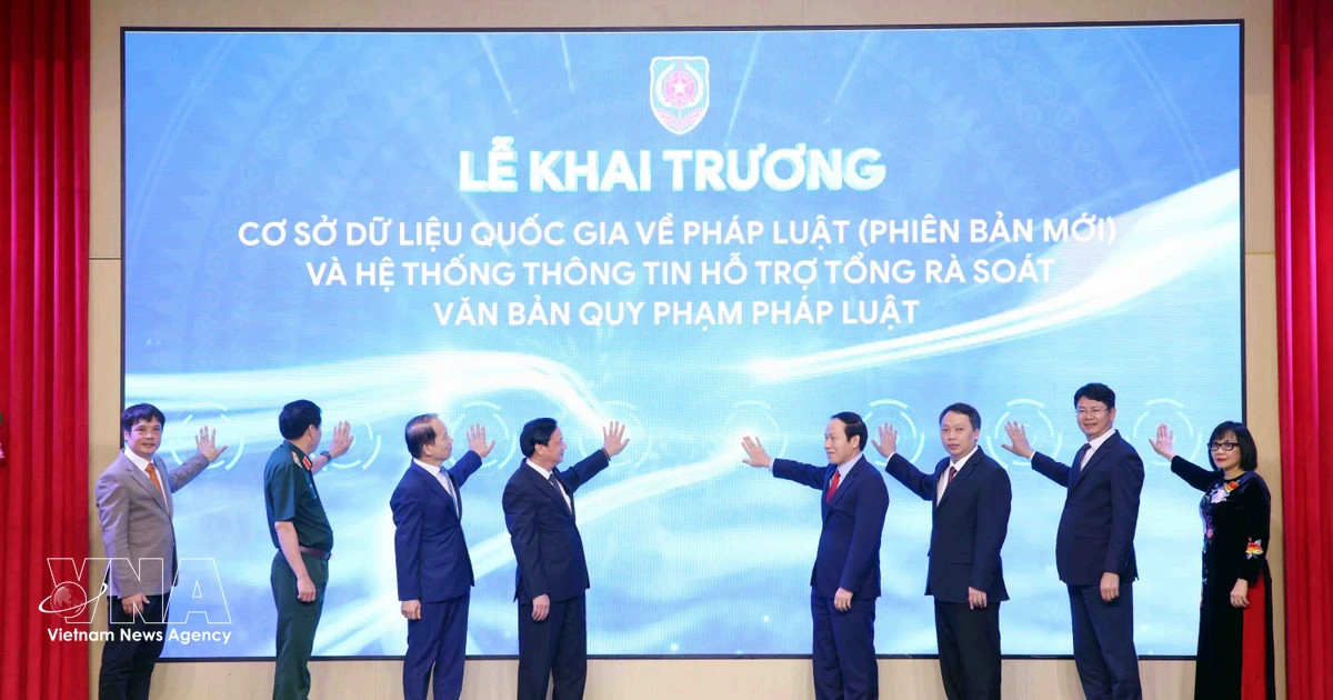 Vietnam launches upgraded National Database on Legal Documents