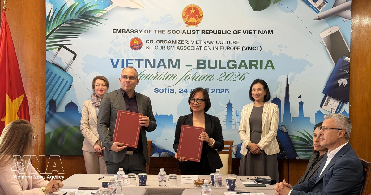 Vietnam, Bulgaria step up tourism promotion, business connectivity