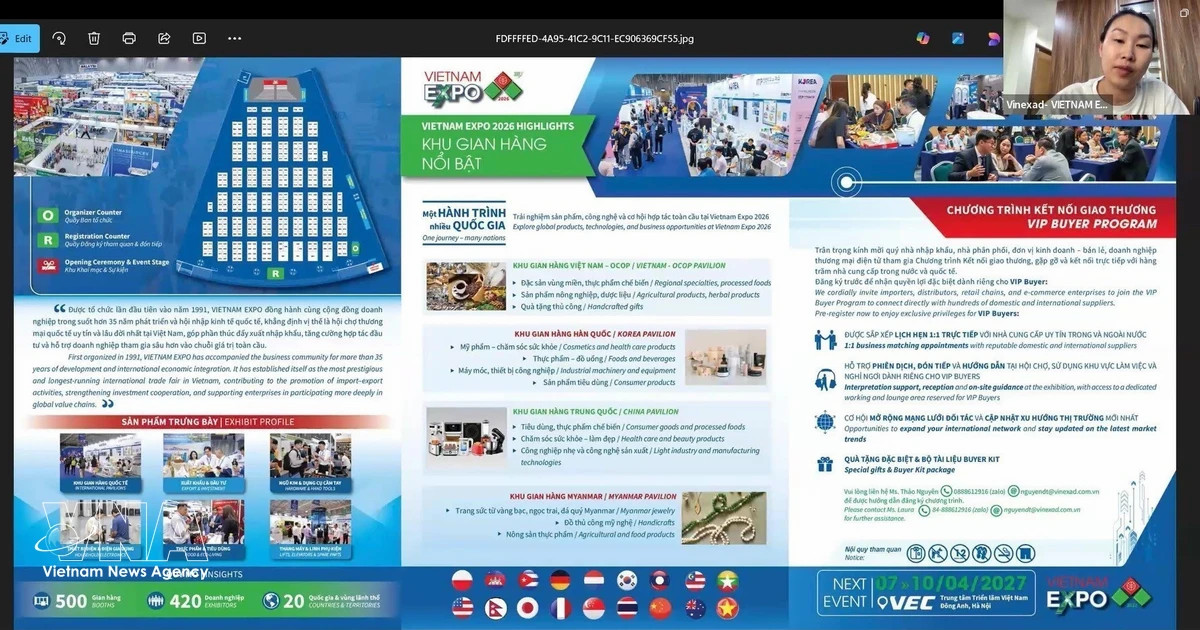 Vietnam, India look to boost business connectivity through Vietnam Expo 2026