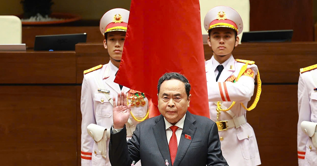 Tran Thanh Man re-elected as National Assembly Chairman