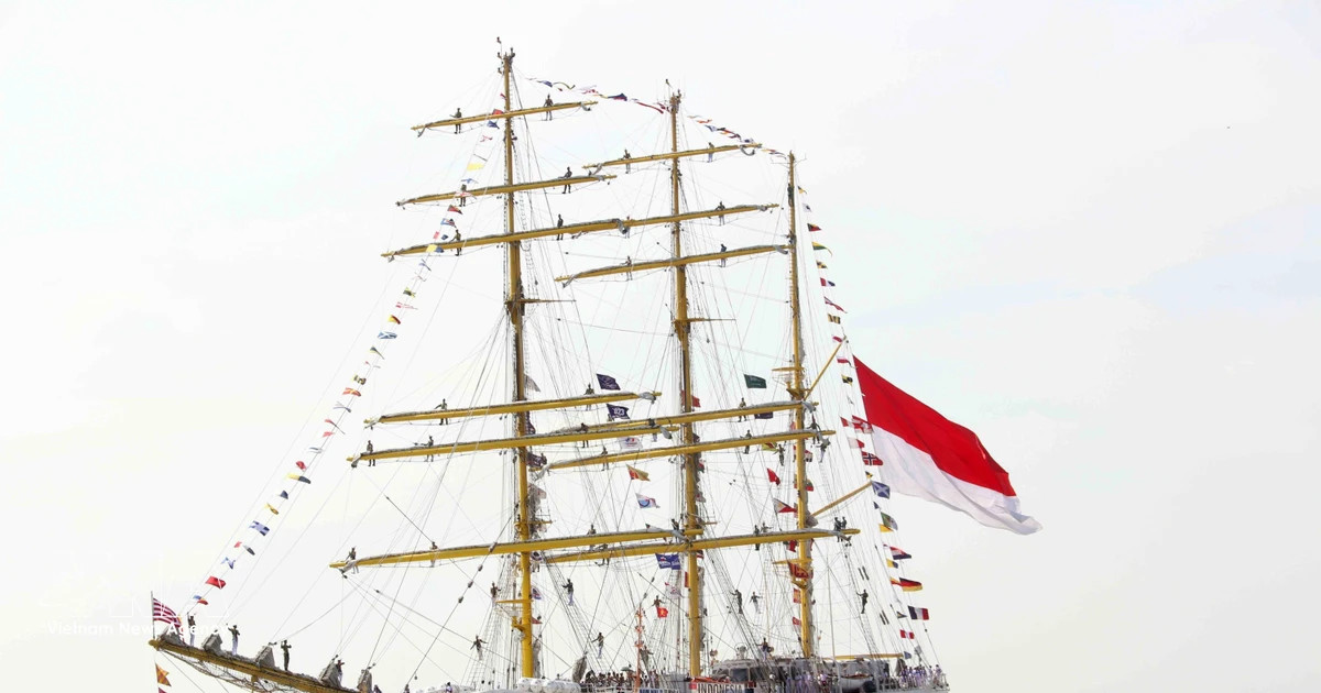 Indonesian Navy training ship begins goodwill visit to Ho Chi Minh City
