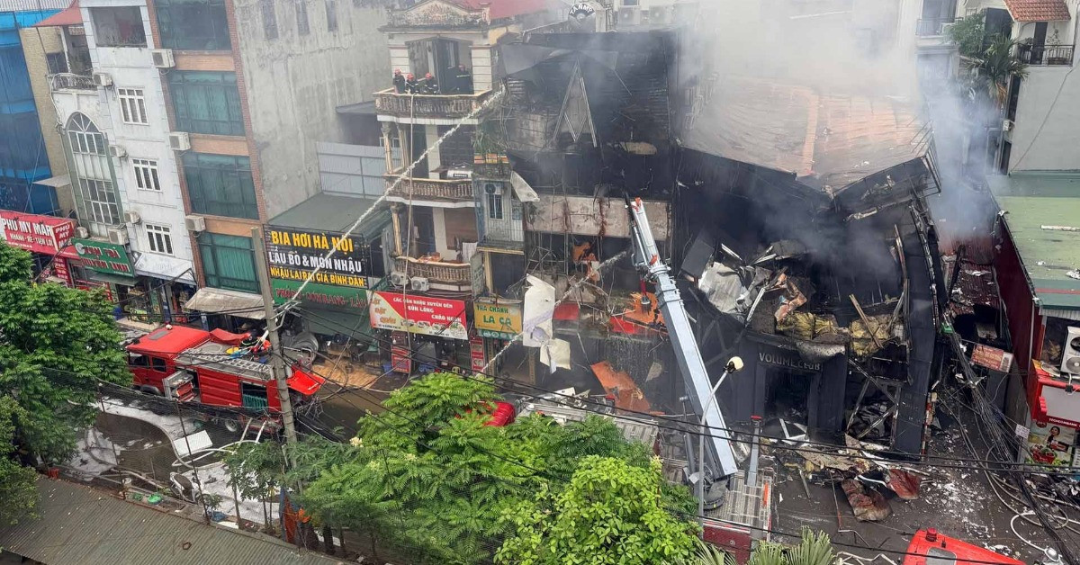 Deadly Hanoi fire leaves Volume Club destroyed, one person dead