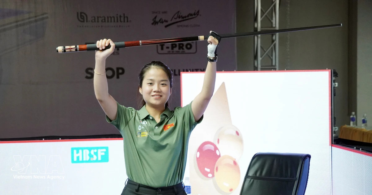Nguyen Duc Yen Sinh wins Asian women’s three-cushion billiards title