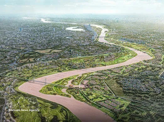 Hanoi approves nearly 28-bln-USD Red River landscape boulevard project