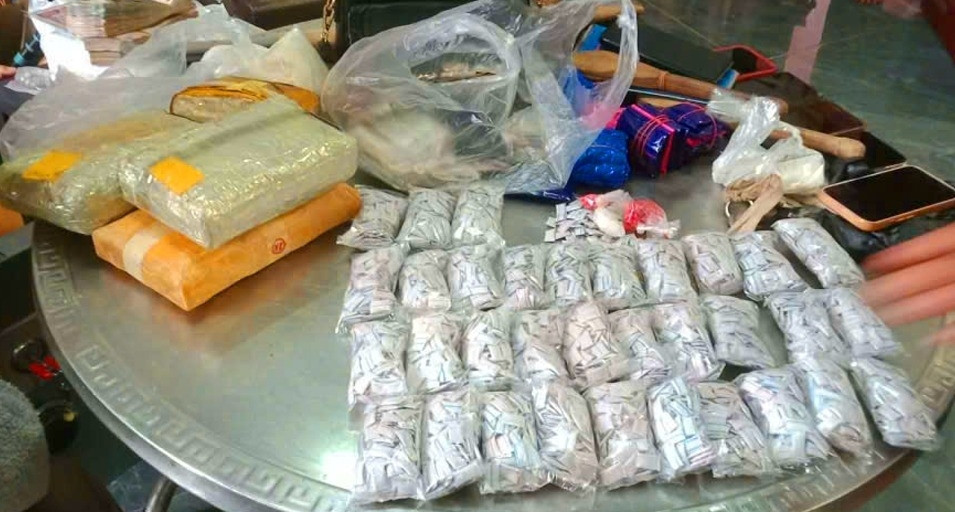 Cross-border drug ring transporting narcotics from Golden Triangle busted