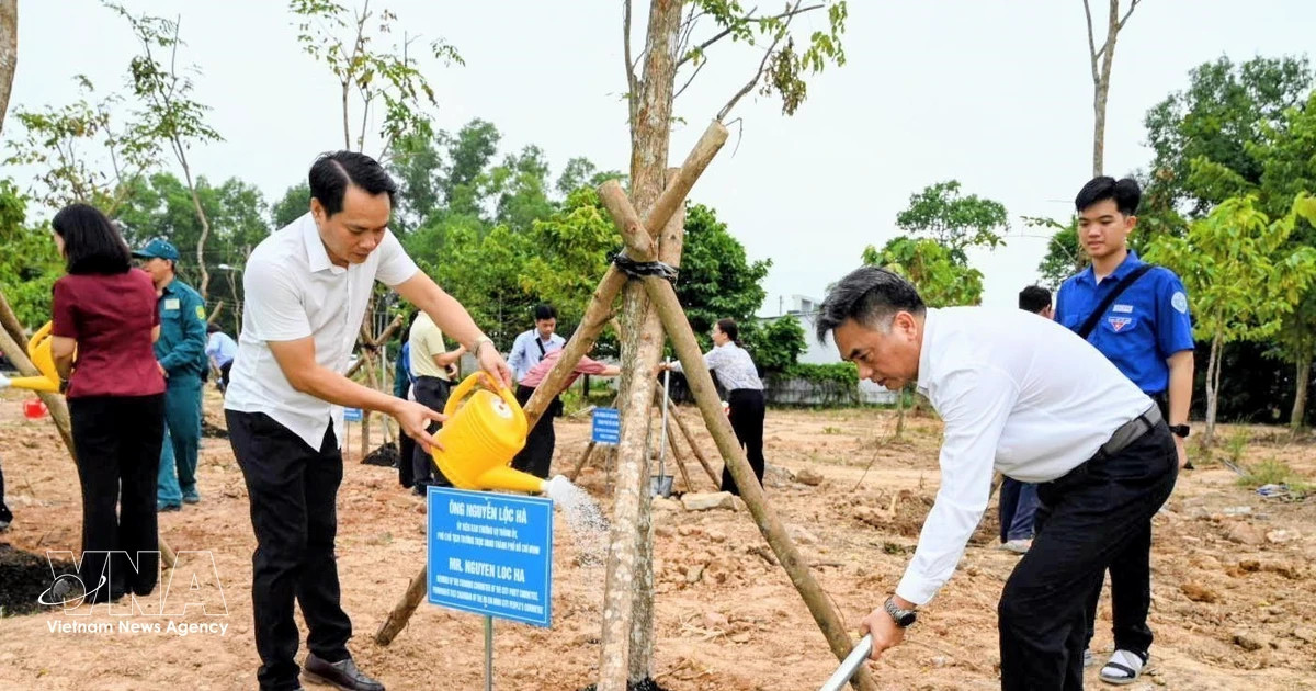 Friendship tree campaign promotes green growth, international solidarity