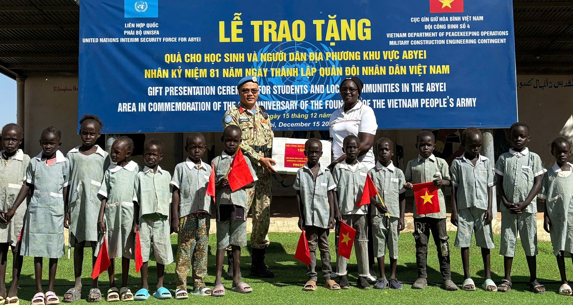 Vietnam peacekeepers build bridges and goodwill in Africa