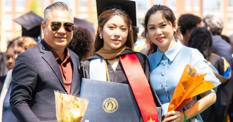 Miss Ocean Vietnam 2025 graduates with honors from US university