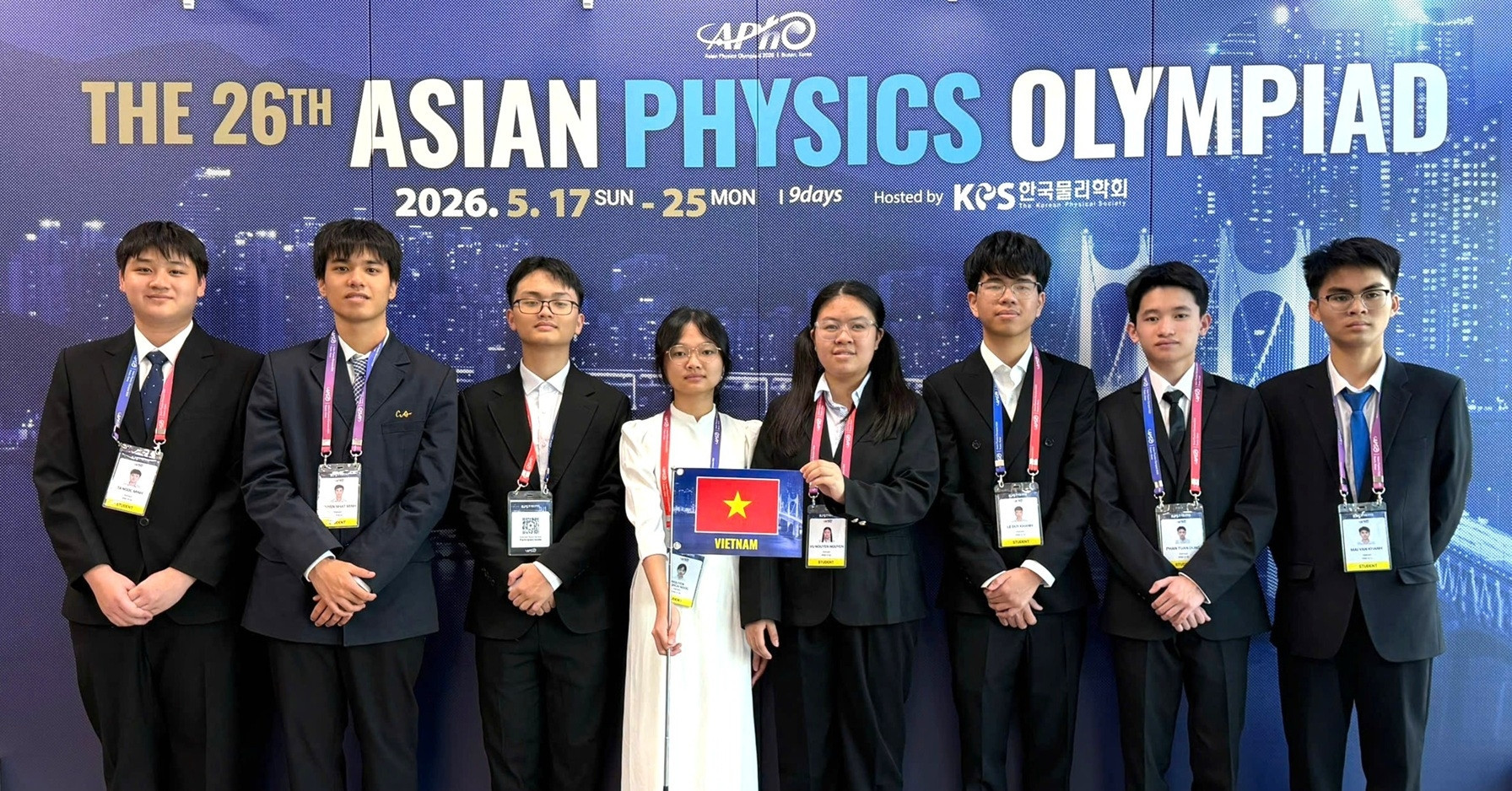 Vietnam wins six silver medals at 2026 Asian Physics Olympiad