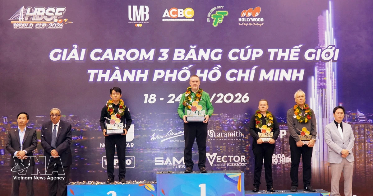 Belgian cueist wins Ho Chi Minh City World Cup 2026