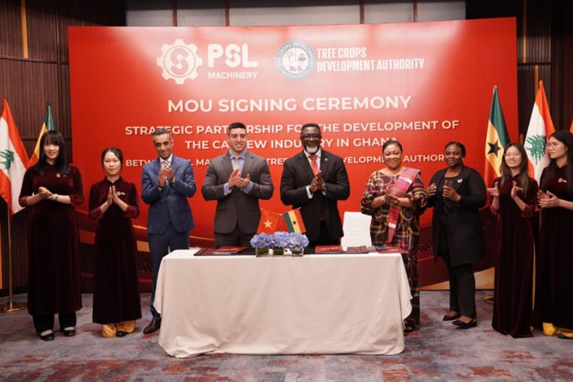 Ghana advances cashew industrialization through PSL Machinery partnership