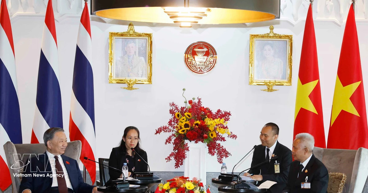 Vietnam’s top leader meets with Thai National Assembly President