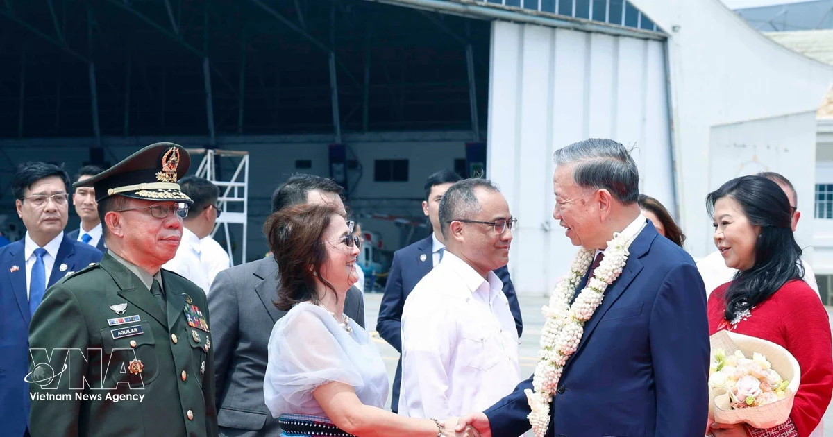 Party Chief, President To Lam arrives in Manila for state visit to Philippines