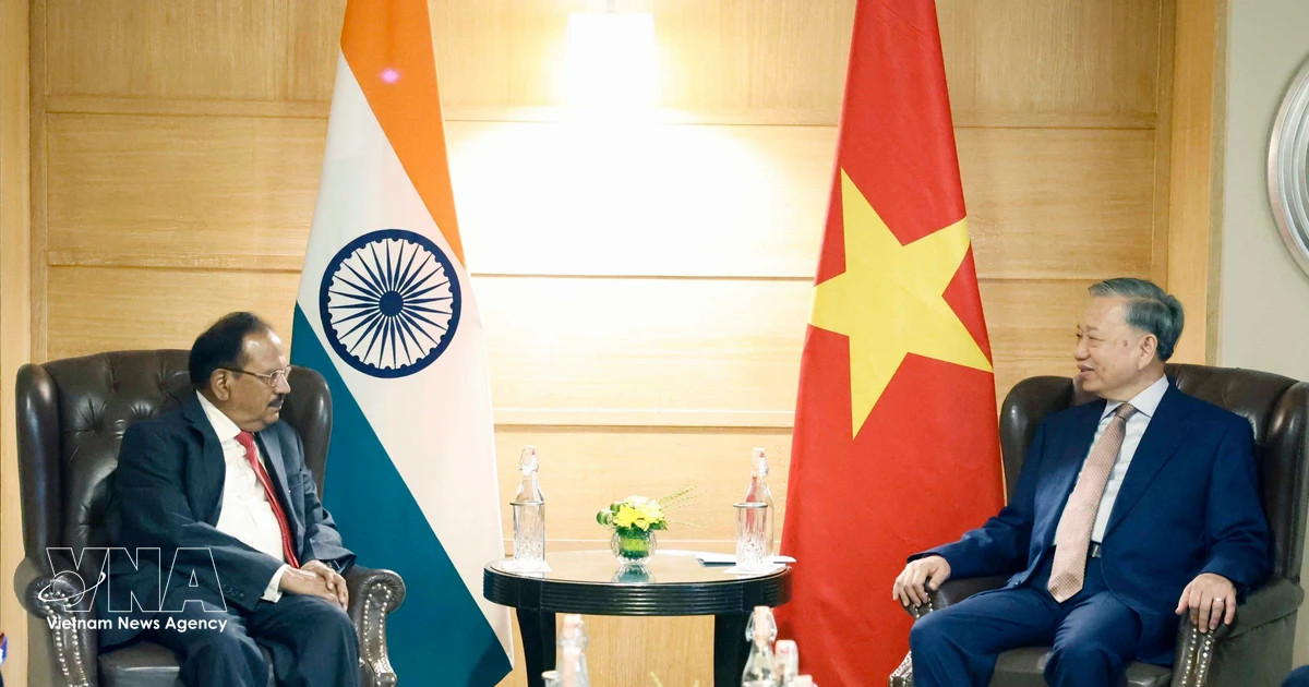 Top Vietnamese leader receives Indian National Security Advisor in New Delhi