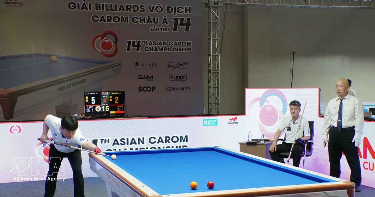 14th Asian Carom Championship kicks off in Ho Chi Minh City