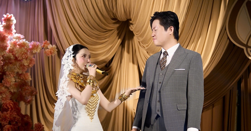 Bride’s gold-laden engagement ceremony draws millions of TikTok views
