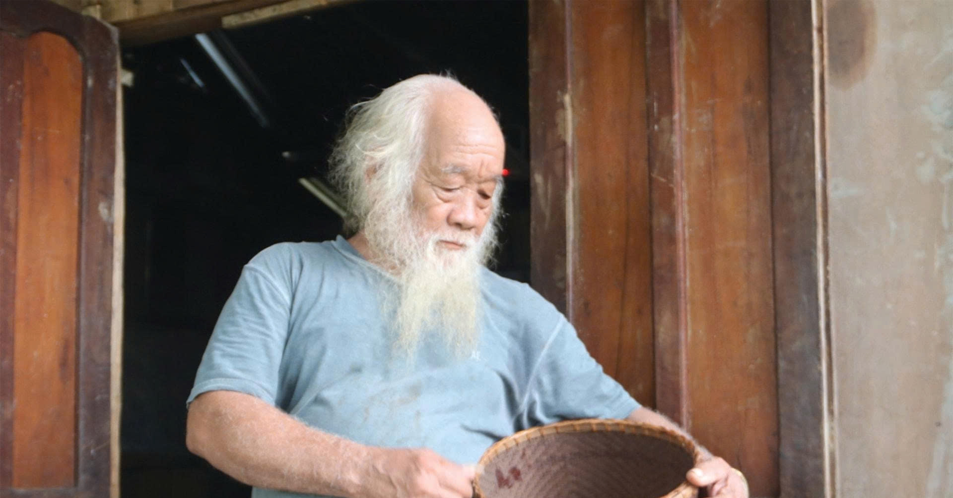 The man recording a culture before it fades away