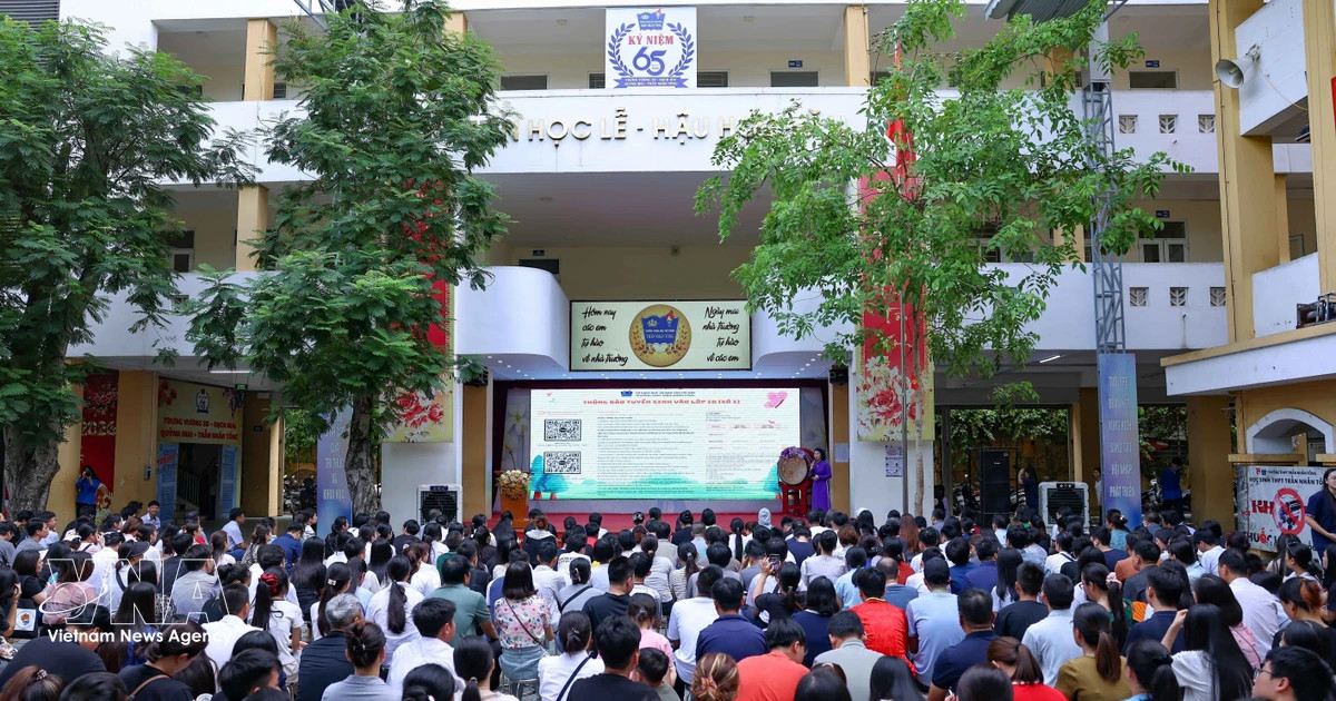 Over 80% of Hanoi students pass 2026 – 2027 high school entrance exam