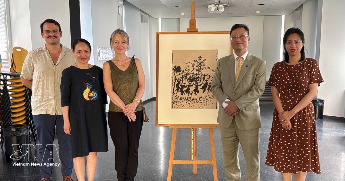 Picasso’s painting on Vietnam peace highlighted in France