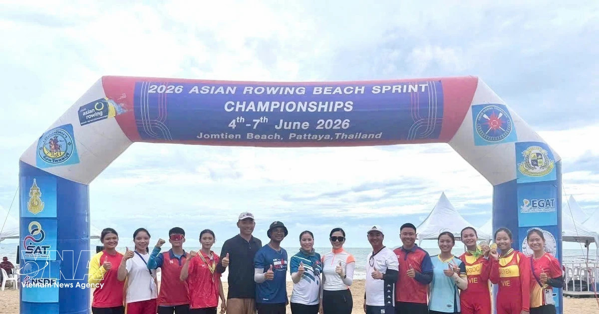 Vietnamese rowers, canoeists strike gold at Asian championships