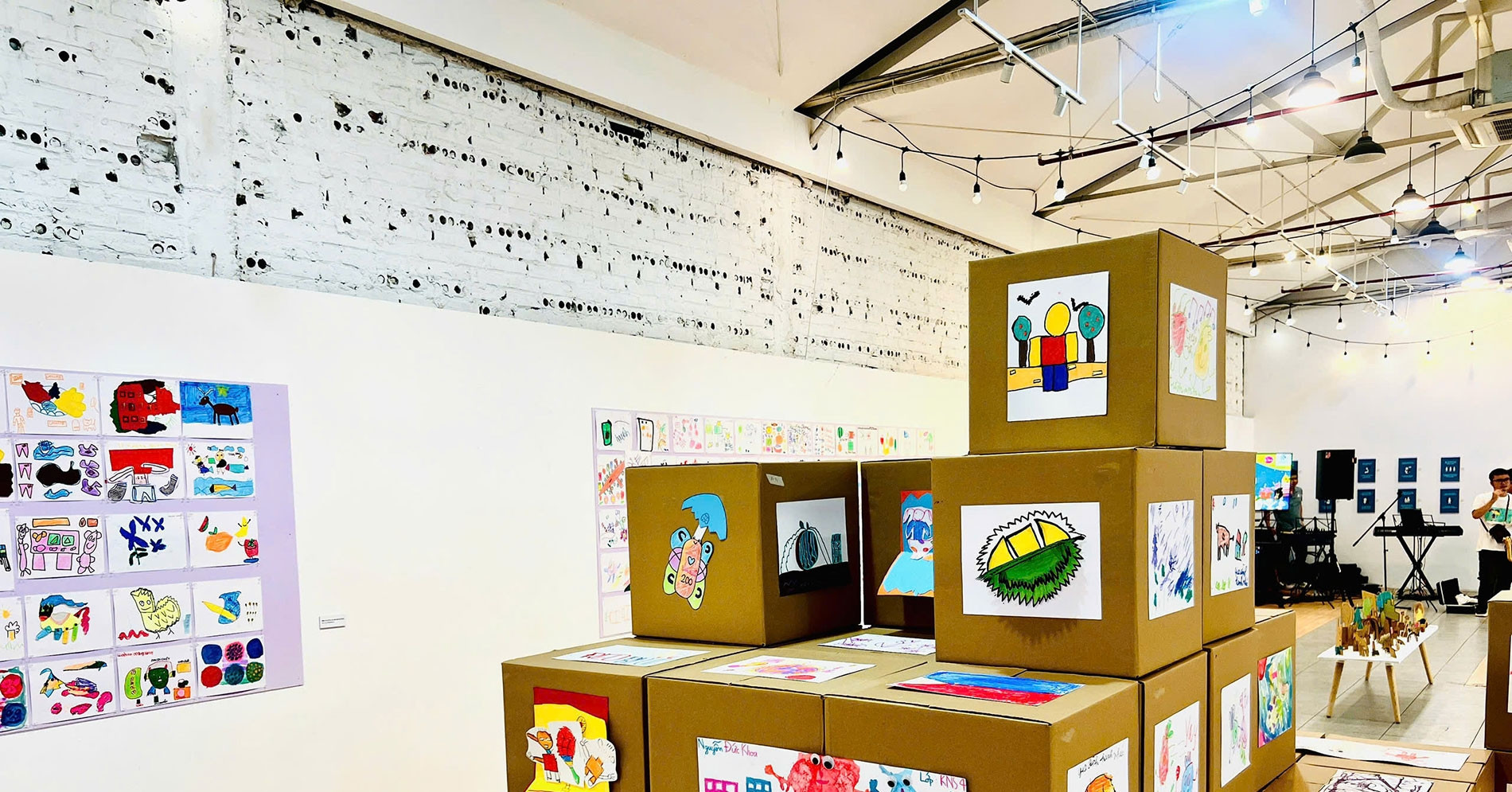Over 1,300 artworks highlight journeys of autistic children