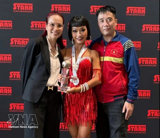 Vietnamese athlete moves closer to top of dancesport world
