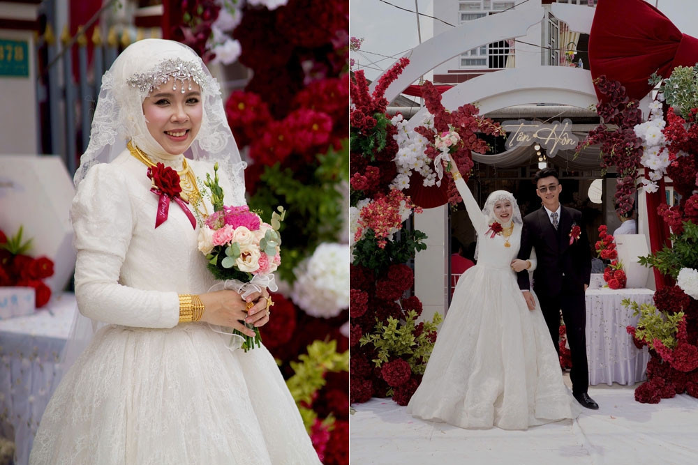 Can Tho bridegroom marries Cham wife, holds 3 weddings within 7 days