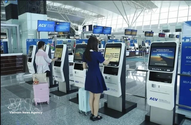 Vietnam Airlines launches self-service check-in at Noi Bai from July 20